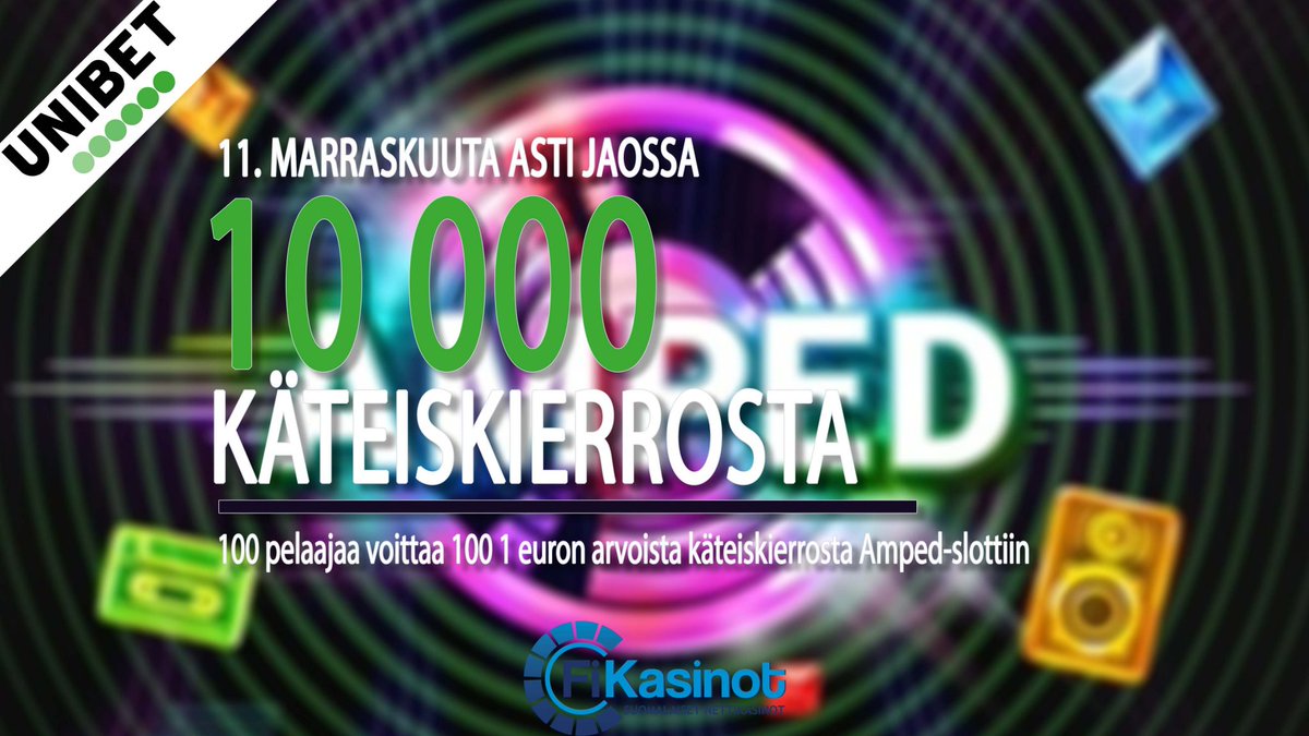 FiKasinot's tweet photo. Käteiskierroksia Unibetillä uutuusslotissa pääsee lunastamaan itselleen aine ensi tiistain loppuun saakka!
#nettikasino #nettikasinot @FiKasinot @unibet @UnibetFinland @RelaxGamingLtd #käteiskierroksia #uutuus #slotti #kampanja #marraskuu #turnaus
https://t.co/6m3lZ37j2P https://t.co/Lm69XVWimX