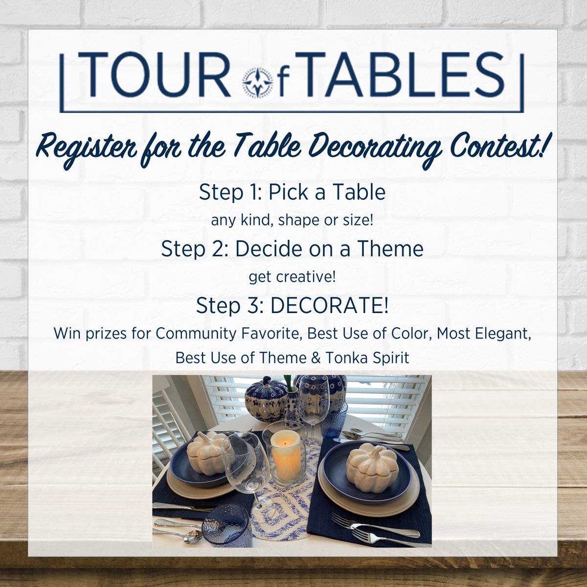 MtkaFoundation's tweet photo. Tour of Tables ‘at home’ is December 3rd...Register to be a Table Decorator today! https://t.co/IUcfMonXAH https://t.co/Ffqv3JHdNG
