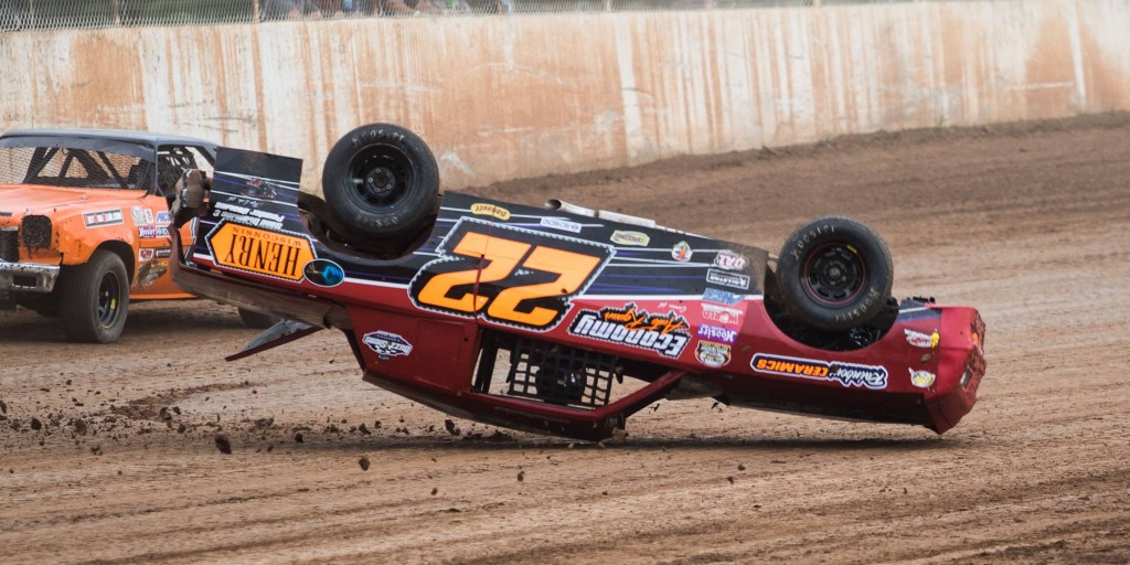 dmcAMain's tweet photo. How safe do you think our track is? 
While we have multiple wrecks every night, only 1 driver has been transported by ambulance in the past 5 years!
#Safety #CrazyCrashes #DirtTrackCrash #AMainSpeedway https://t.co/3JkgAt5sLv
