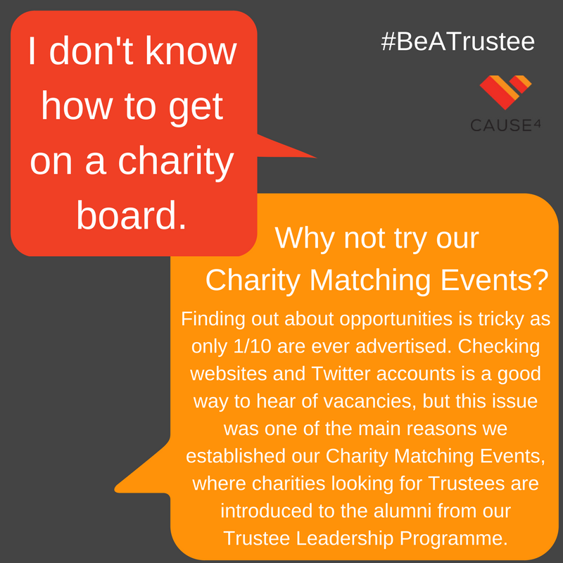 TrusteeLeaders's tweet photo. We regularly hold charity matching events to enable the alumni from our #TrusteeLeadershipProgramme to find their ideal trusteeship.
If you are a charity looking for new trustees, contact us now to find out how we can help you:
https://t.co/PTGAWFmNJ4
#BeATrustee https://t.co/KF9X7F5vtj
