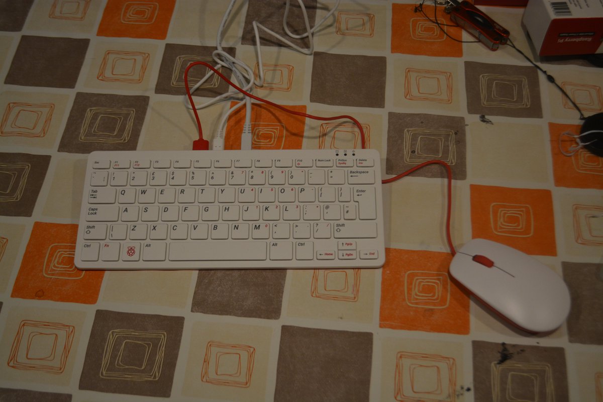 And we're go. Just downloading some updates, hence the time to be able to tweet without eating in to exploration time.