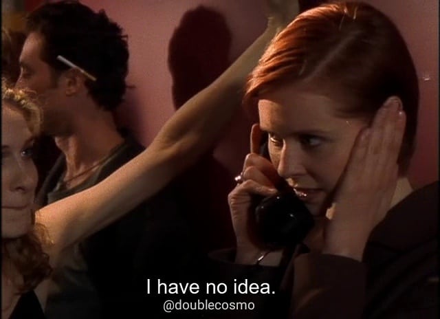 DoubleCosmo's tweet photo. Date or friend? π€
#SexAndTheCity
E04S01: Valley Of The Twenty-Something Guys
Follow: @doublecosmo
#SATC #satcquote https://t.co/zldyvNtTbe