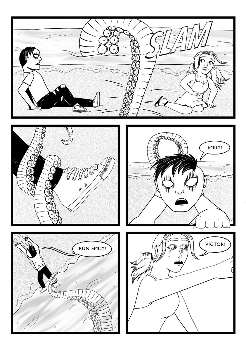 Page 20
#inktober #inktober2020 #31daysofhalloween #day20 #belowthesurface