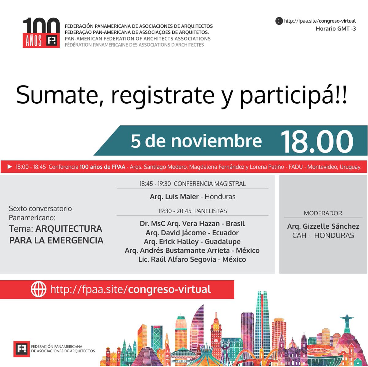 FPAA2's tweet photo. #congresovirtual #fpaa #arquitectura https://t.co/KtVfmk6uWG