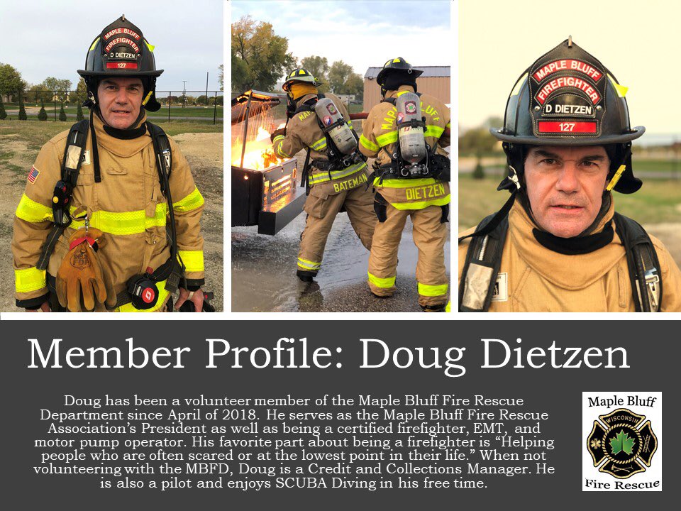 MapleBluffFire's tweet photo. Meet our firefighters. https://t.co/uCkOkJ568G