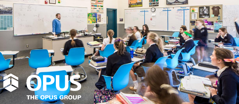 MegBenson23's tweet photo. School is back in session and those classrooms in the gym and lunchroom are just not working; let us build something for you! https://t.co/AjwipeIaOu #privateschool #OpusBuildingForYou #TheOpusGroupMN #TheOpusGroupPhx #TheOpusGroupIowa #designbuild #schoolsreopening https://t.co/D9844aFKaf