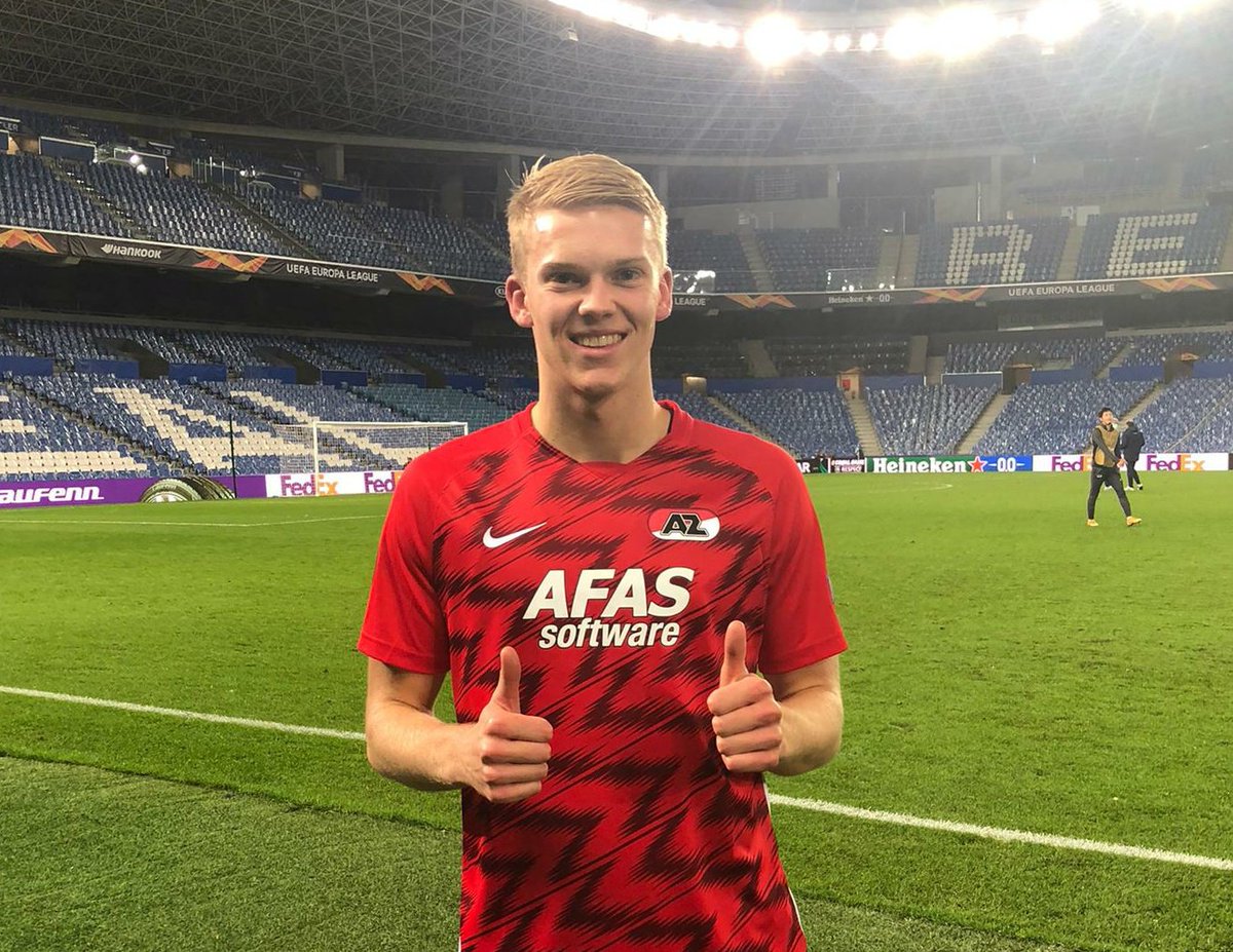 AZJeugd's tweet photo. ✨ Debut boy Velthuis

#AZ #socaz #UEL https://t.co/dAzA8Sk2Dn
