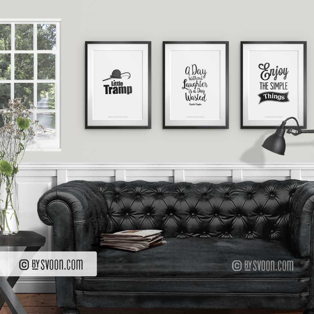 BySvoon's tweet photo. Little Tramp (l) A Day Without Laughter (m) Enjoy The Simple Things (r) #Prints #Motivational #Quotes #OfficeDecor #Typography #Text #Poster #Kitchen #Gift for Her https://t.co/BJsyRqzp92 #daywithoutlaughter #WallDecor #bySvoon #FinePrints #NordicDesign https://t.co/18rilXlEef