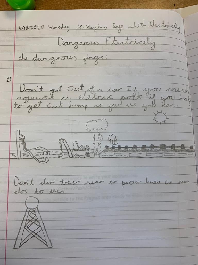 StTeresasRoch's tweet photo. Year 4 have started their work on Electricity. #PowerUp #SafetyFirst #electricity https://t.co/3b7keg91T6