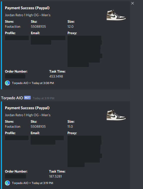 ExampleSZN's tweet image. Arrived to the feast late but still copped.
@torpedoAIO x @StrainProxies