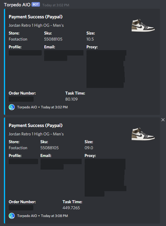ExampleSZN's tweet image. Arrived to the feast late but still copped.
@torpedoAIO x @StrainProxies