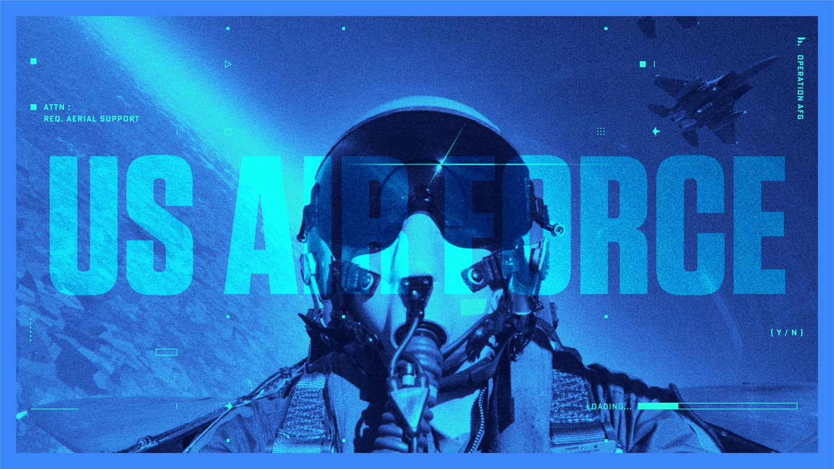 AirForceGaming's tweet photo. //     ATTN: @USAIRFORCE 

REQUESTING AERIAL SUPPORT FOR OPERATION AFG     //

CONFIRM ORDERS     [ Y / N ] https://t.co/Xt5SXsX3IR