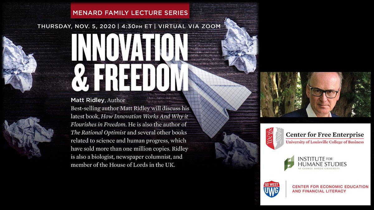 cubegrl's tweet photo. 1 hour until this amazing collaboration! #ECONreads @UWGEconEd @TheIHS @UofLFreeEnt #HowInnovationWorks https://t.co/eMEU5XAcpF https://t.co/mozGdK5zRC