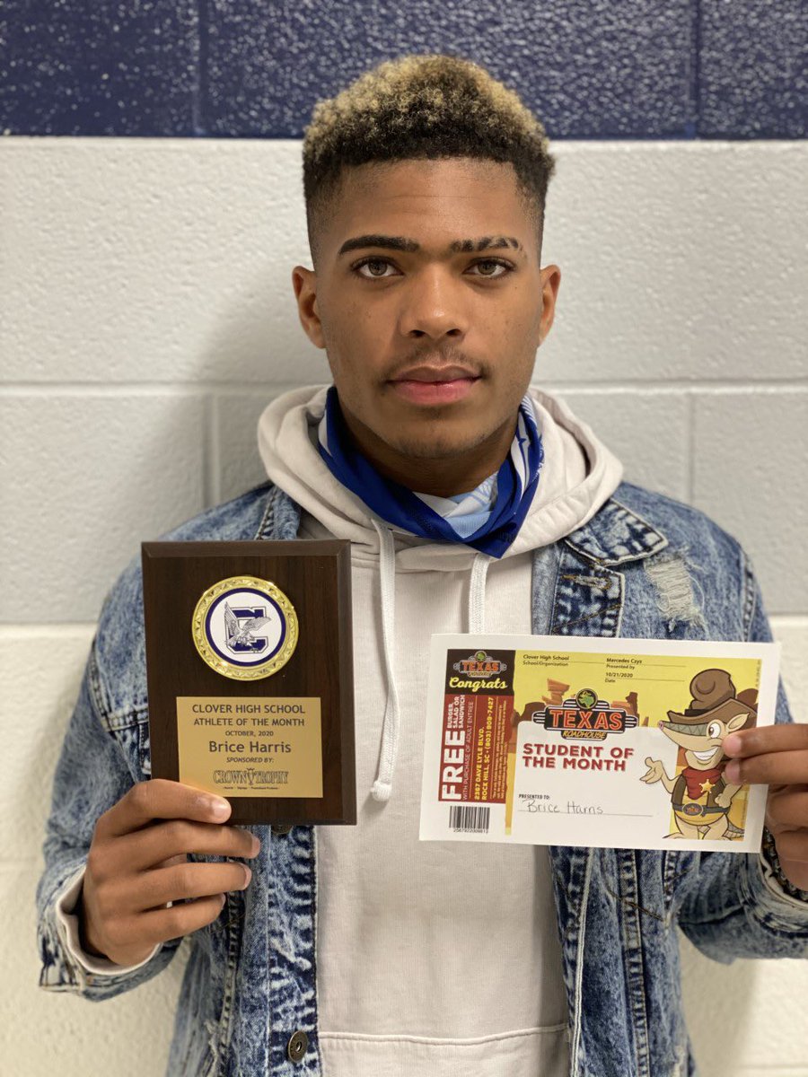 RodRuth1's tweet photo. Congrats to the @CHS_BlueEagles #CrownTrophy Students and Athletes of the Month! @texasroadhouse @CloverEagles #wingspan https://t.co/z6POIeVZEZ