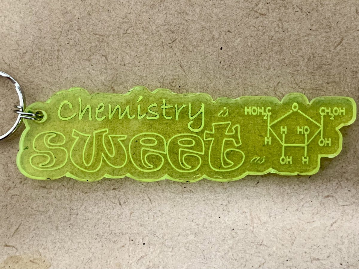 i_heart_science's tweet photo. Teachers are getting in on the action now!!! Awesome Chemistry Keychain!!! #LaserCutter #Emblaser #Emblaser2 #Chemistry #STEAM #Science #Technology #Engineering #Art #Maths #Innovation #Design #Creativity #Ideas #Planning #Building #Evaluate #Refinement #Teamwork #ProblemSolving https://t.co/kEGCJO0D8Y