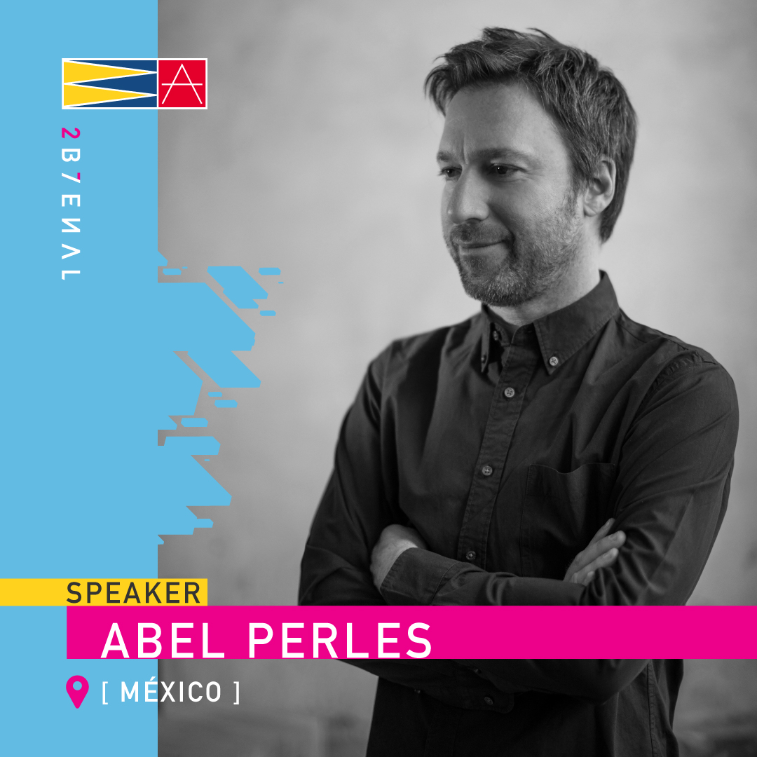 sca_nacional's tweet photo. ABEL PERLES también está en la #27BIENALSCA 🅰️

Descubre su perfil, y el de todos los speakers, en nuestra cuenta de instagram https://t.co/Ebd55UyPtd https://t.co/jSrQCszKsq