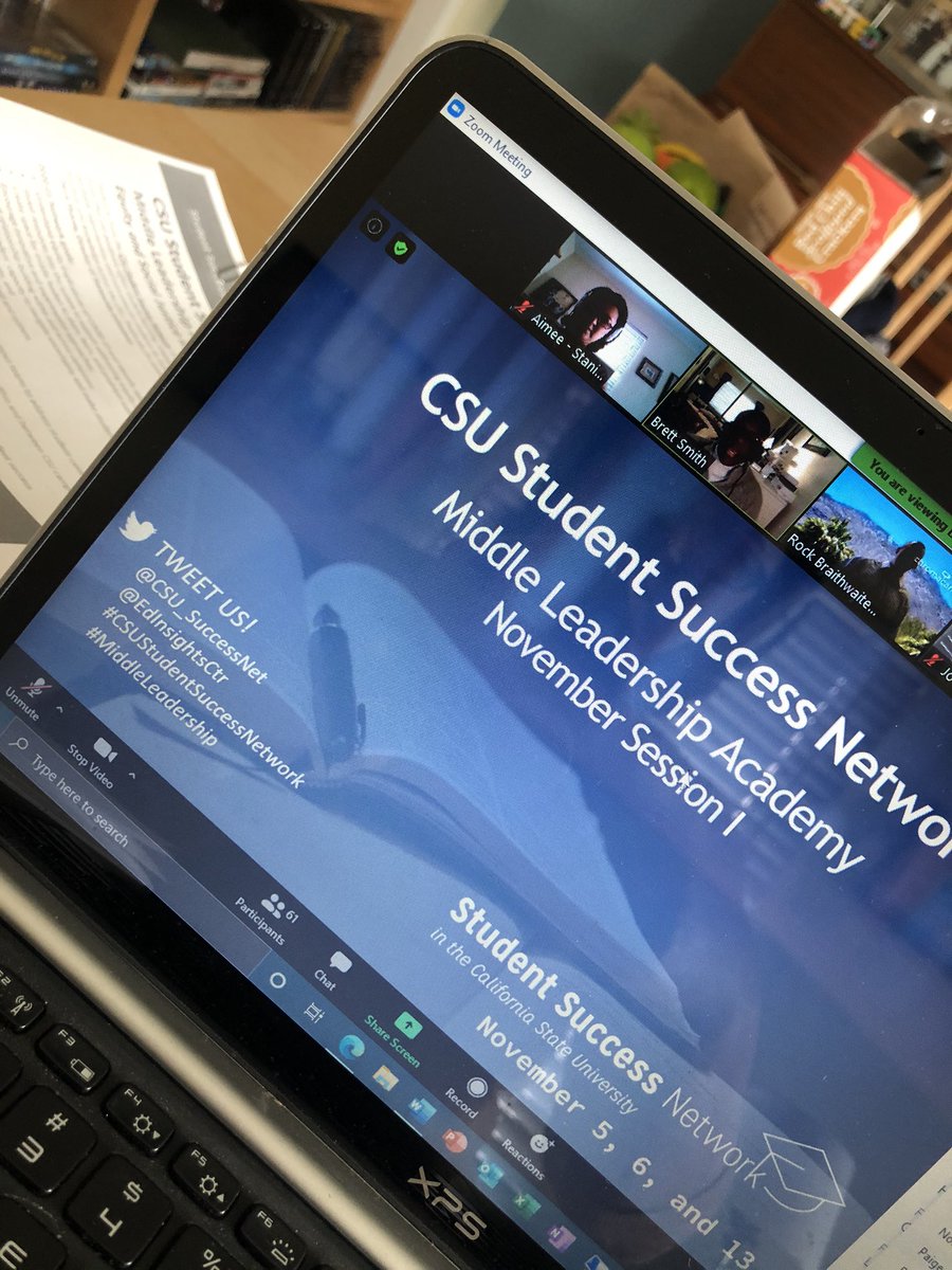 DrAimeeA's tweet image. Excited to kick off the first #middleleadership academy session! #CSUStudentSuccessNetwork @CSU_SuccessNet @EdInsightsCtr I am working with @stan_state and looking forward to it!!