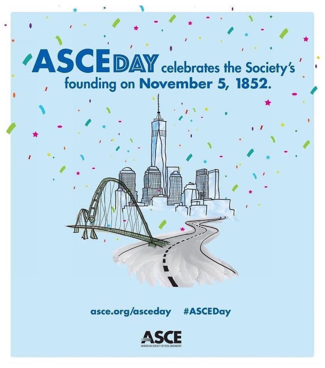 ASCEHouston's tweet photo. #ASCEHouston would like to wish @ASCETweets a happy birthday!🎉
We are very grateful for the day our organization was established. Thank you to everyone who is part of the ASCE family and contributes to its continuous success!
💙💙💙
#ASCE #ASCEDay #ASCEYMF #TexASCE #ASCEHouston https://t.co/sVIVueAMbl