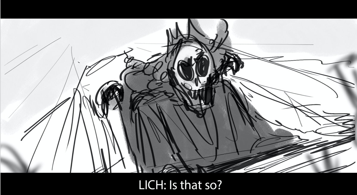 Panels from an unfinished portfolio piece about a Lich who falls in love. One day I wanna pick this back up and expand it.