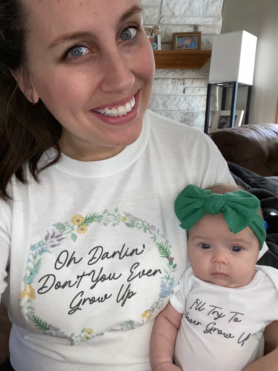 kenzierae09's tweet photo. I wonβt let nobody hurt you. Wonβt let no one break your heart. π
Thanks so much @shurider17 for these ADORABLE matching outfits that Bryn & I are rocking today! π https://t.co/wZoaqUT80l