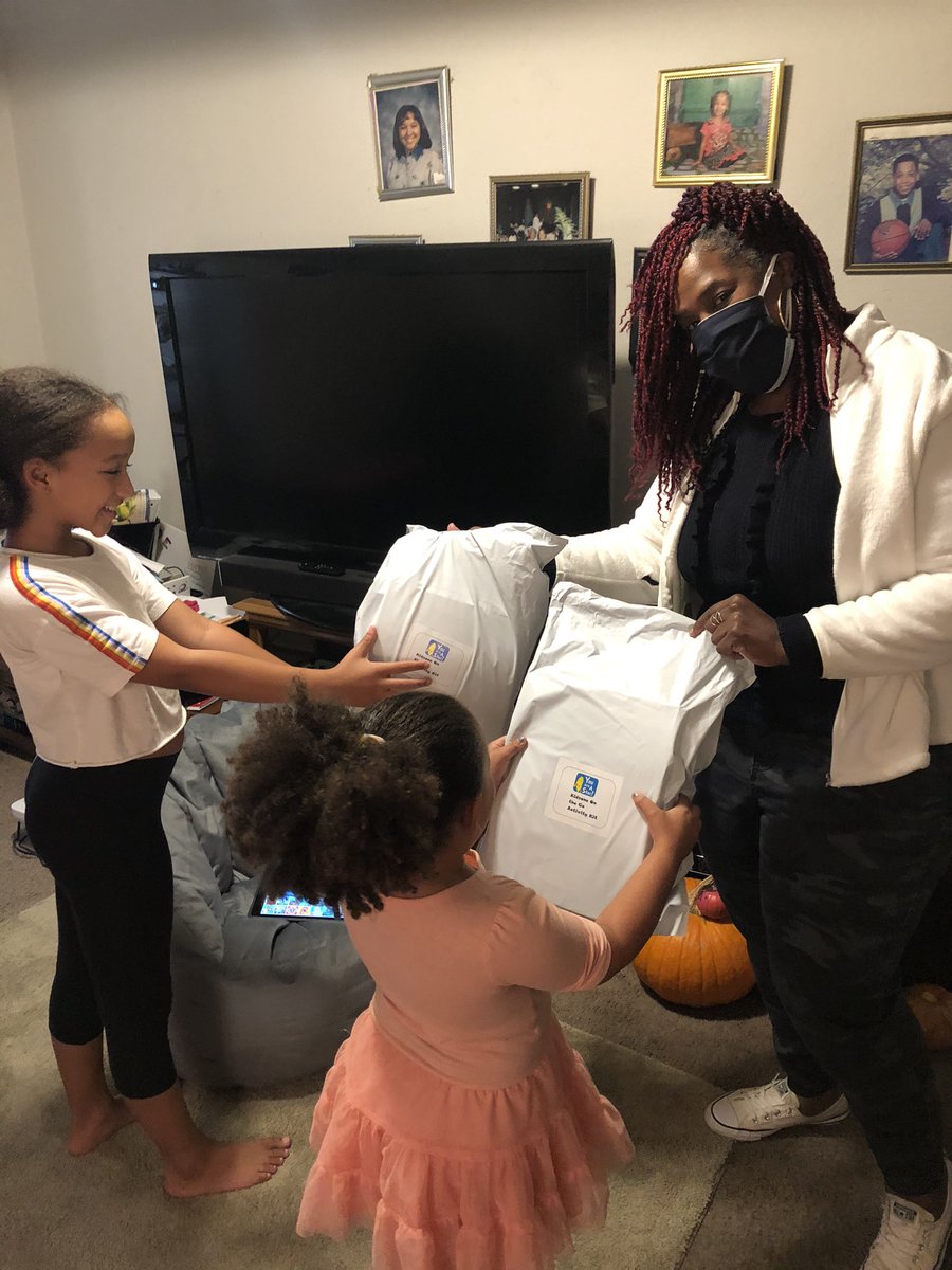 KKidzone's tweet photo. Kidzone On the Go activity kits were delivered to students with supplies to help keep them engaged and connected with the Kidzone online classroom. #afterschoolworks #kckps https://t.co/ZT9oeqvWM1
