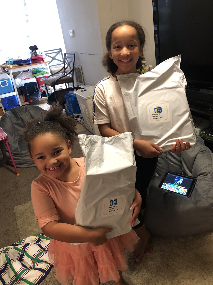 KKidzone's tweet photo. Kidzone On the Go activity kits were delivered to students with supplies to help keep them engaged and connected with the Kidzone online classroom. #afterschoolworks #kckps https://t.co/ZT9oeqvWM1