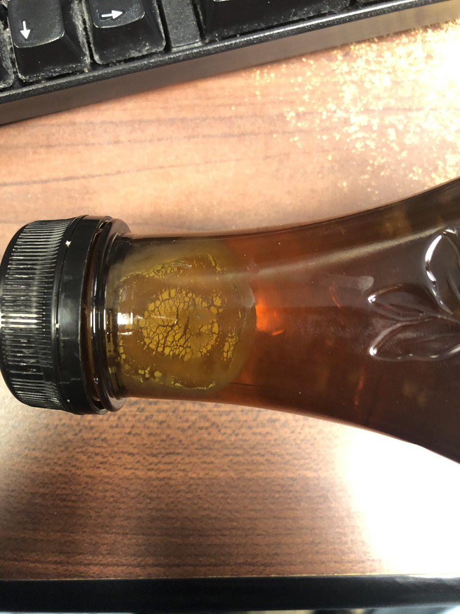 BryanEAshley's tweet photo. @PureLeaf something not right about this bottle! Not sure what that is? https://t.co/TkjY6MDOlc