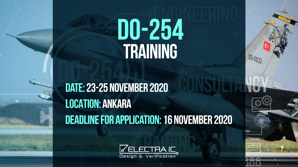 electraic's tweet photo. 23-25 Kasım'daki DO-254 eğitimi için kayıtlarımız devam etmektedir. 
Kayıt için trainings@electraic.com 
Detaylı bilgi için: https://t.co/dFH2slepry

#ElectraIC #electraic #design #verification #training #fpga #vhdl #DO254 #icdesign  #microchipdesign #technology https://t.co/tBKig8XwXd