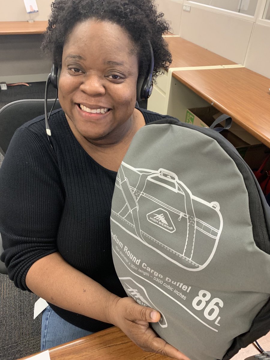 Janel won an HBO duffle bag... great job!
