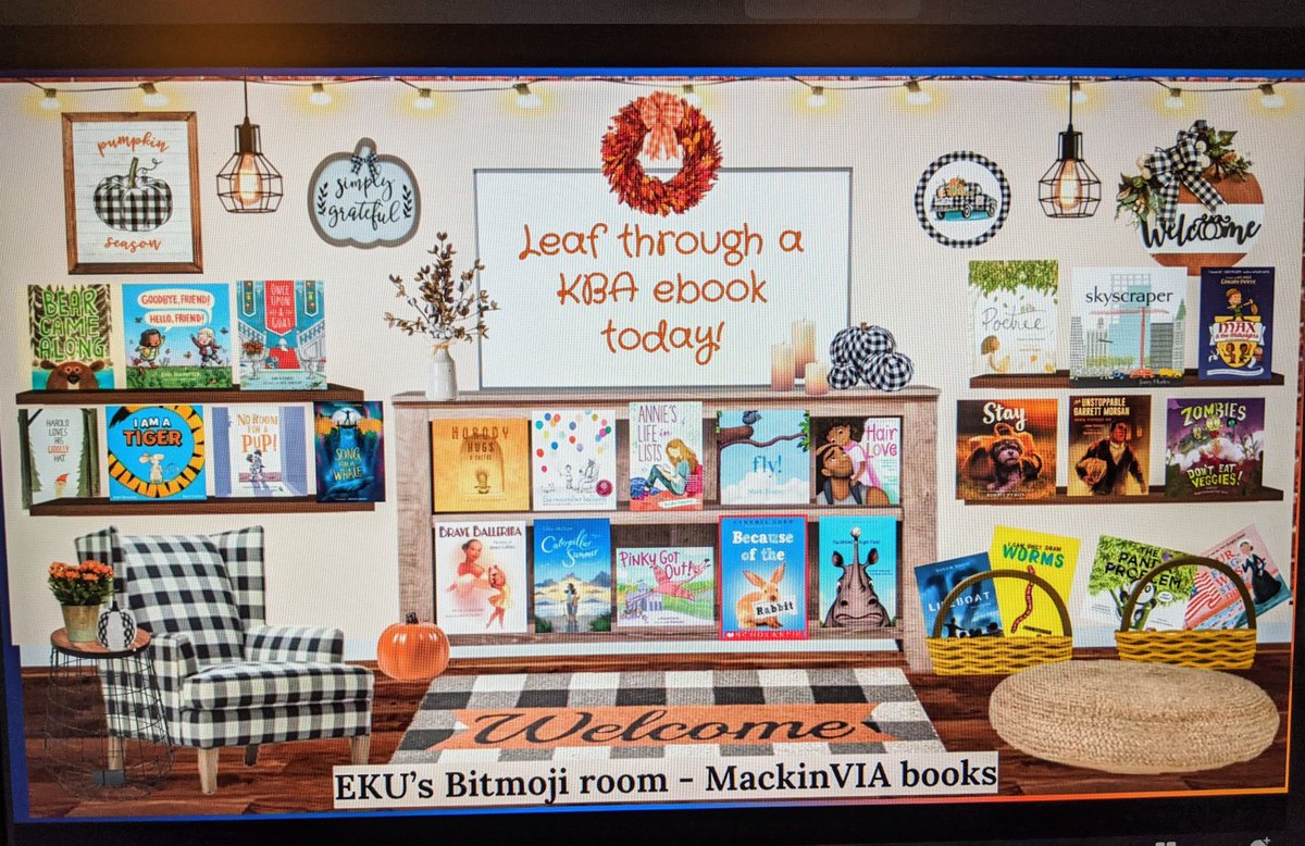 DianeBHatfield's tweet photo. NKY Media Specialist  sharing books nominated for the  KY Bluegrass Award.   Educators connecting and growing professionally.  #ConnectGrowServe @NKCESKids1st https://t.co/VZkt8A5UYs