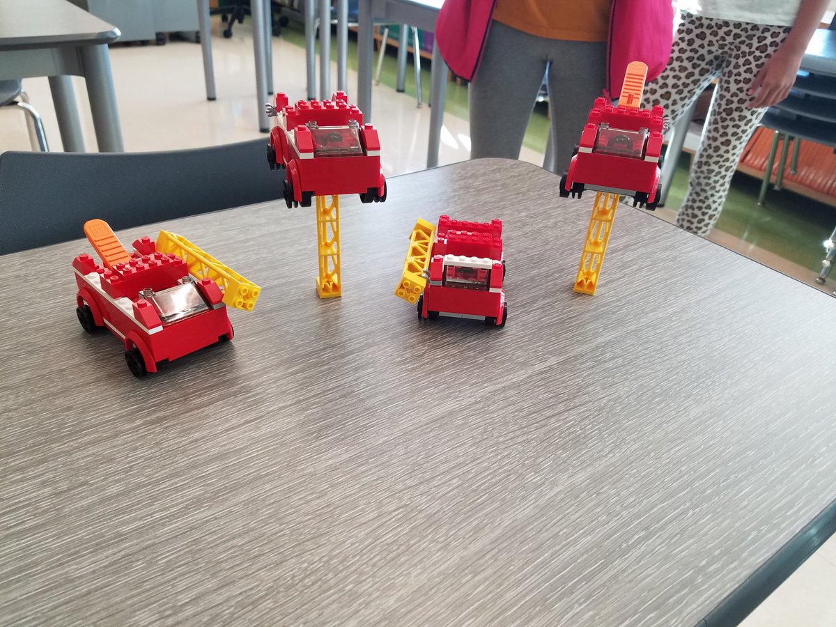 IS125Q's tweet photo. Thank you to @LEGOLANDNewYork for an amazing build! Our 6th grade #woodsidewolves had a fantastic time building their fire trucks and learning about being a master builder. Some of our teachers even joined in on the fun! https://t.co/K6t1geECe3