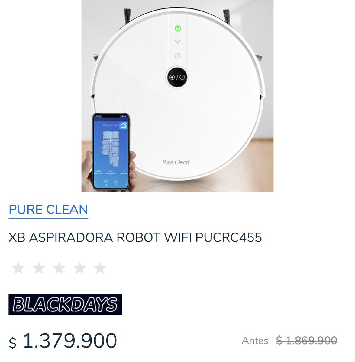 Homecenter_co's tweet photo. ¡No más preocupaciones! Puedes trabajar mientras este robot 🤖se encarga de mantener tu piso impecable 😌. https://t.co/pc9hmGLDrC #HomeOfficeHC https://t.co/8vTl22PuP5