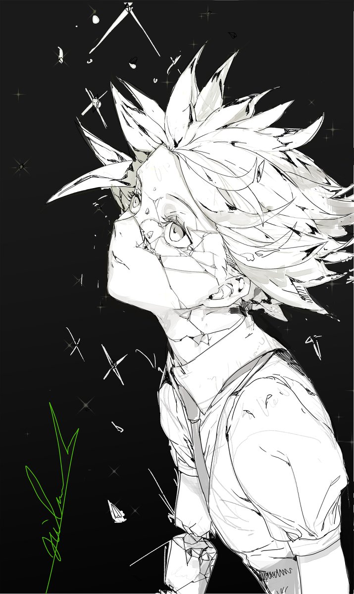 フォスフォフィライト(宝石の国) 「再掲 」|木野花ヒランコ(株式会社レッドハウス)のイラスト