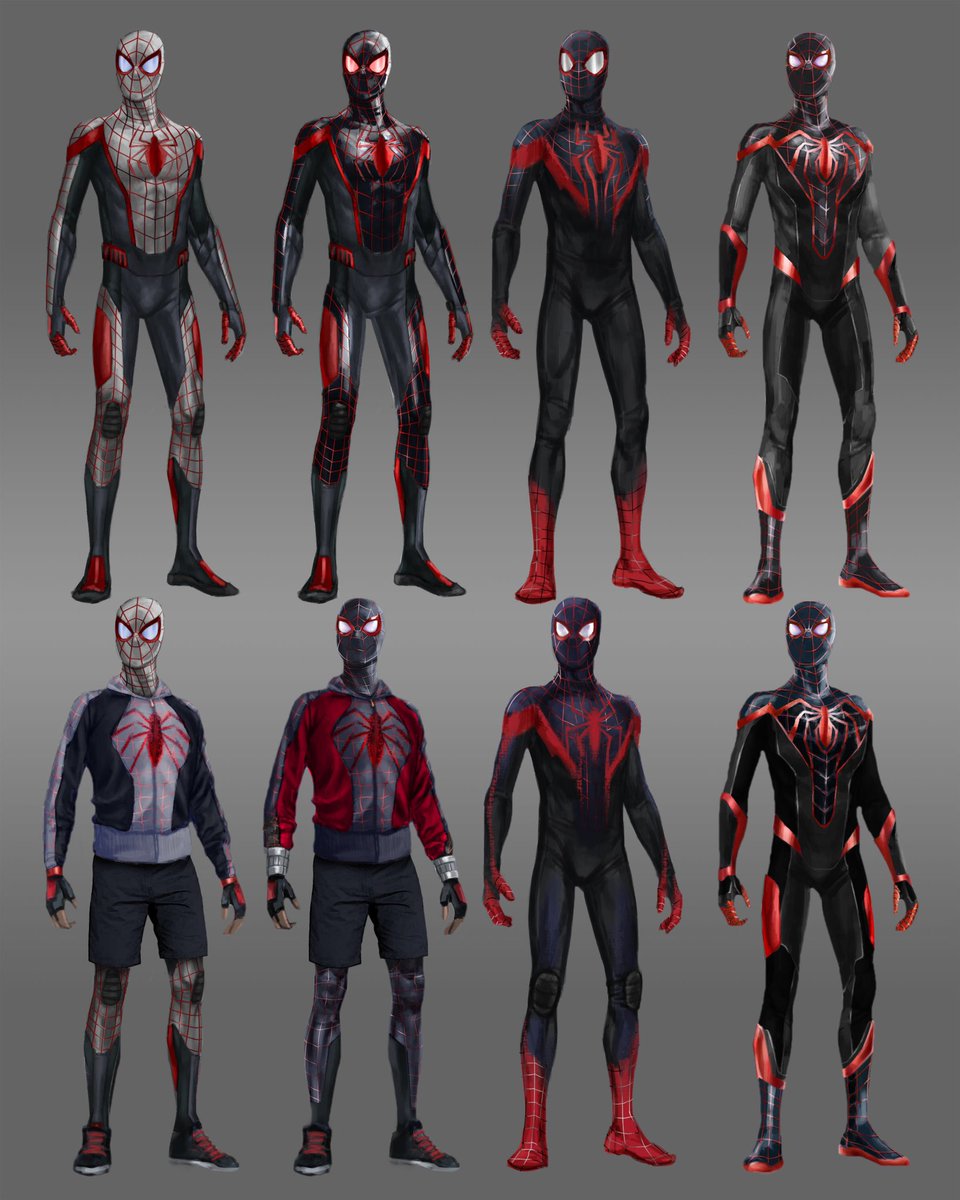 EthanCastillo05's tweet image. Finished my Miles exploration! Here are my last designs! Inspired by @insomniacgames Spider-Man: Miles Morales! #MilesMoralesPS5 #MilesMorales #SpiderMan #conceptart #conceptdesign #costumedesign #digitalart #digitalpainting #Wacom #MadewithWacom
