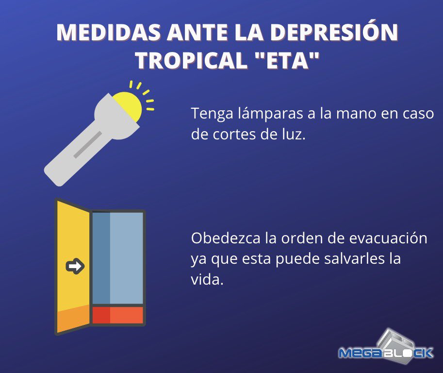MEGABLOCK1's tweet photo. 👉🏼TU BIENESTAR ES PRIMERO👈🏼

🆘 Te compartimos algunas de las medidas que deberás seguir ante la situación que atraviesa nuestro país en estos días.

¡MANTENTE A SALVO TÚ Y TUS SERES QUERIDOS! https://t.co/pgiUyzcSVX