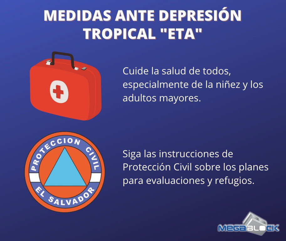 MEGABLOCK1's tweet photo. 👉🏼TU BIENESTAR ES PRIMERO👈🏼

🆘 Te compartimos algunas de las medidas que deberás seguir ante la situación que atraviesa nuestro país en estos días.

¡MANTENTE A SALVO TÚ Y TUS SERES QUERIDOS! https://t.co/pgiUyzcSVX