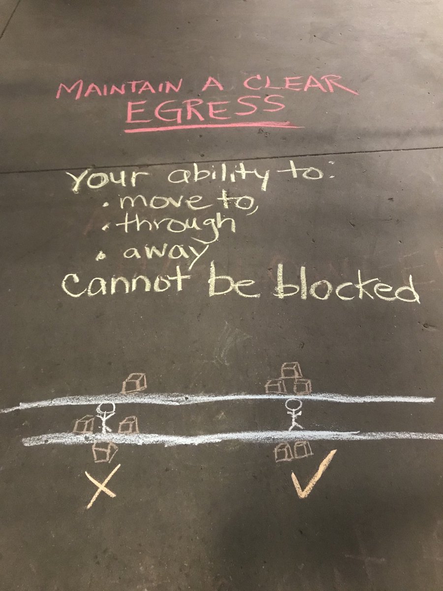 Maintain a clear Egress.  Stay safe!!  Don’t trip or fall scan your path!  ⁦<a href="/ericpearsonups/">Eric Pearson</a>⁩ ⁦@ctbeck81⁩ <a href="/UPS/">UPS</a> ⁦<a href="/UPSers/">UPSers</a>⁩