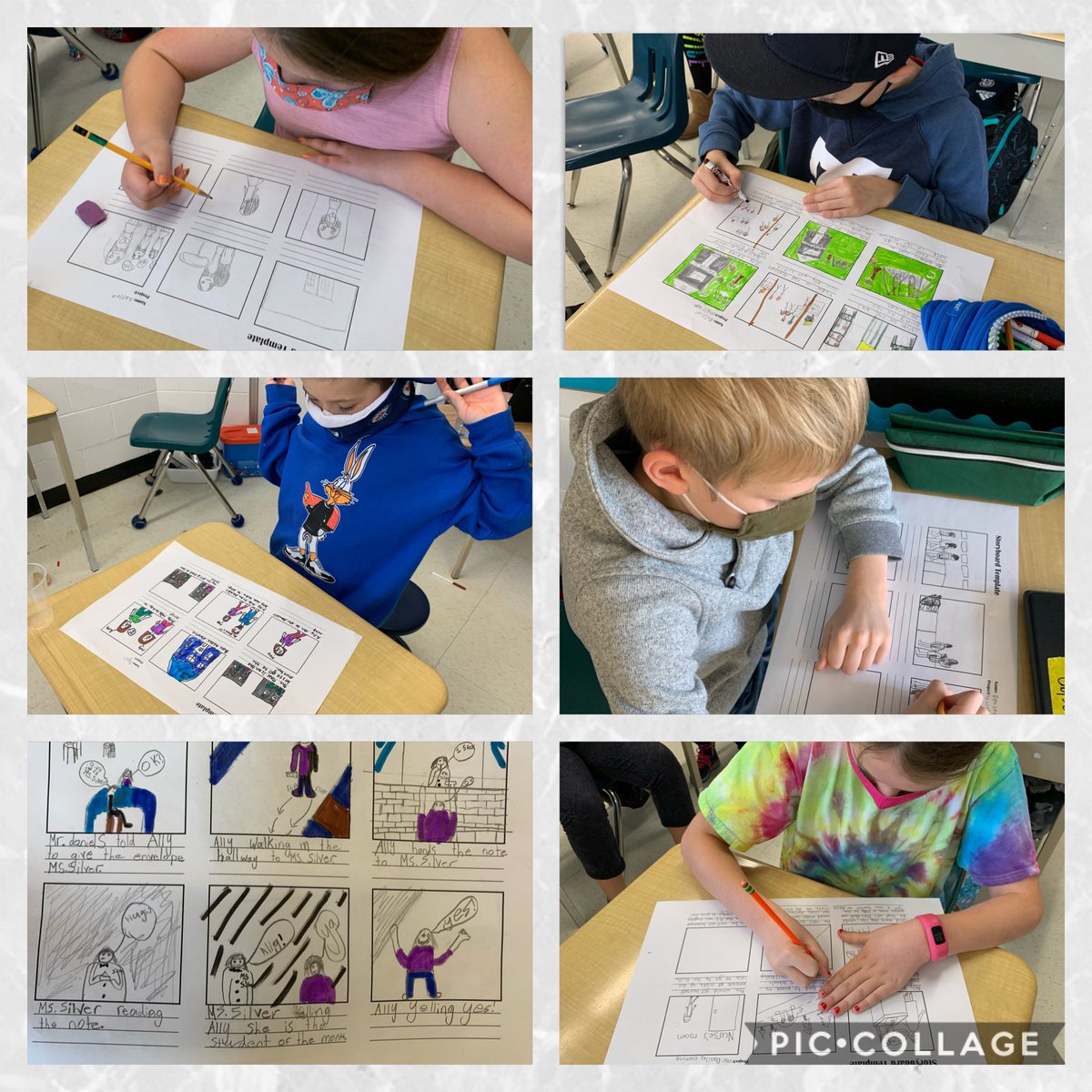 MrsRyan_LDSB's tweet photo. Earlier this week, we finished our read aloud "Fish in a Tree". Now students are retelling significant events from the novel using a Storyboard template. π @FESFalcons_LDSB https://t.co/eKOdNokuRM