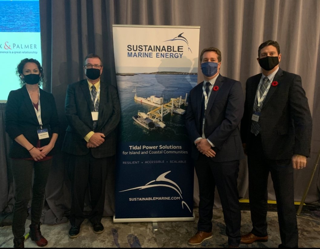 Sustain_Marine's tweet photo. The end of a very successful event today at the #MRCFallForum2020 in #Halifax. A huge thank you to @ElisaObermann and Amanda White with @Canadian_MRE for providing the opportunity to participate. #novascotia #marinerenewables https://t.co/SQNsKLdXgM