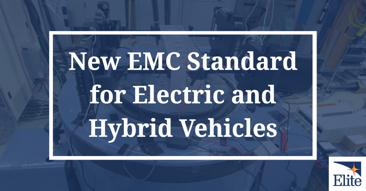 EliteTest's tweet photo. It's called CISPR 36 and our EMC Lab Manager knows all about it! Read more: https://t.co/VTAaidShza. #EMC #vehiclestandards #vehicletesting #electronicengineering #EMCtesting https://t.co/LRM1TEpfQL