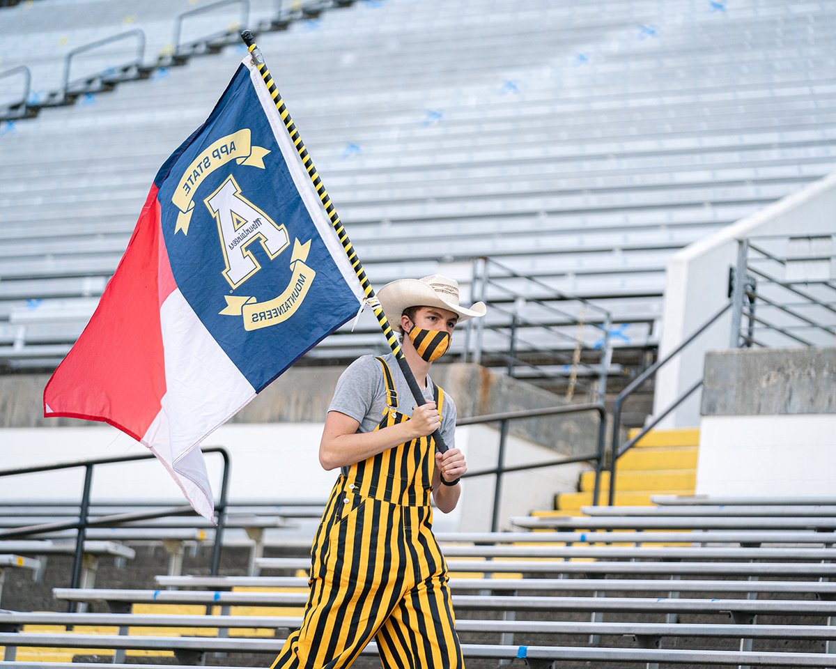 appstatesports's tweet photo. It's #AppFanFriday! Who's ready for some @AppState_FB tomorrow? π https://t.co/itUnTC0R1i