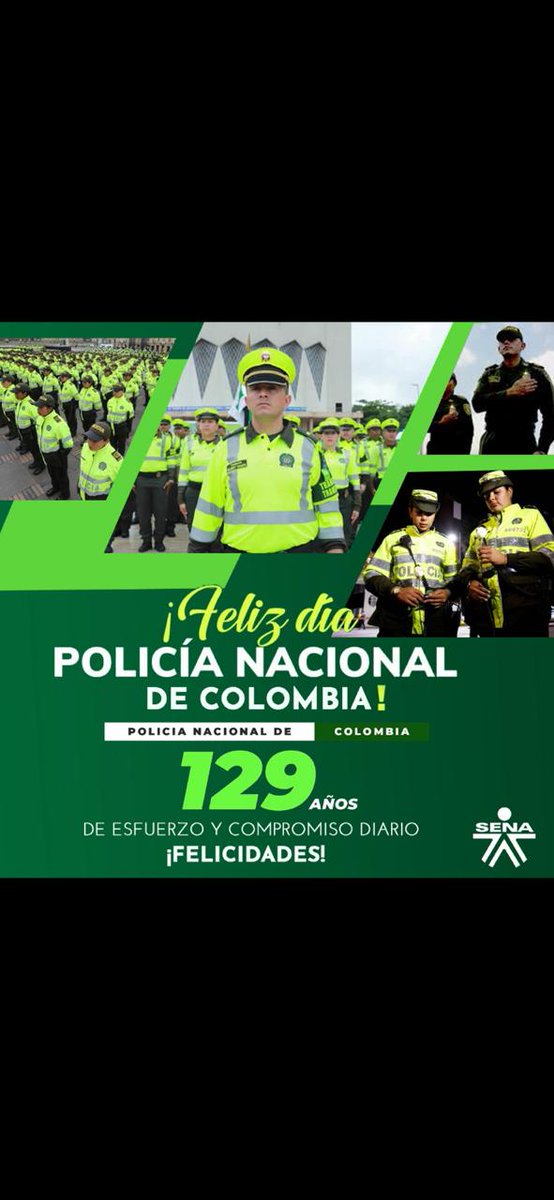johanasmedina's tweet photo. ¡Gracias POLICÍA NACIONAL DE COLOMBIA @PoliciaColombia ! 👏🏼

1️⃣2️⃣9️⃣ años de esfuerzo y compromiso diario, un reconocimiento para nuestra @PoliciaCasanare por su compromiso con la comunidad.

¡Felicidades! https://t.co/eob9THPJKh