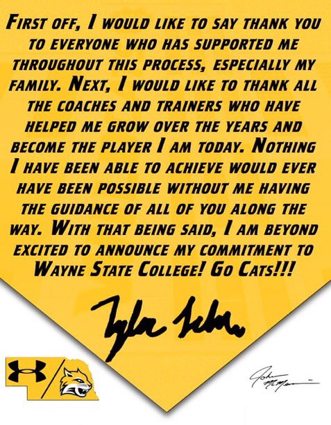 Tyler LeClair (@tleclair34) on Twitter photo COMMITTED #GoCats 🟡⚫️ COMMITTED #GoCats 🟡⚫️