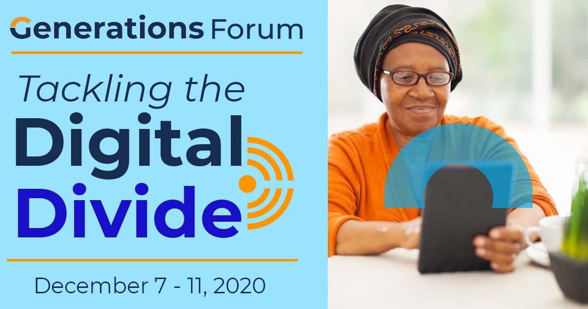 ASAging's tweet photo. Register Today for a week of virtual, interactive deep-dives into the #DigitalDivide as experts in #TechAndAging come together to define and strategize solutions. https://t.co/HDB0t0SRJJ https://t.co/x49W29zRYk
