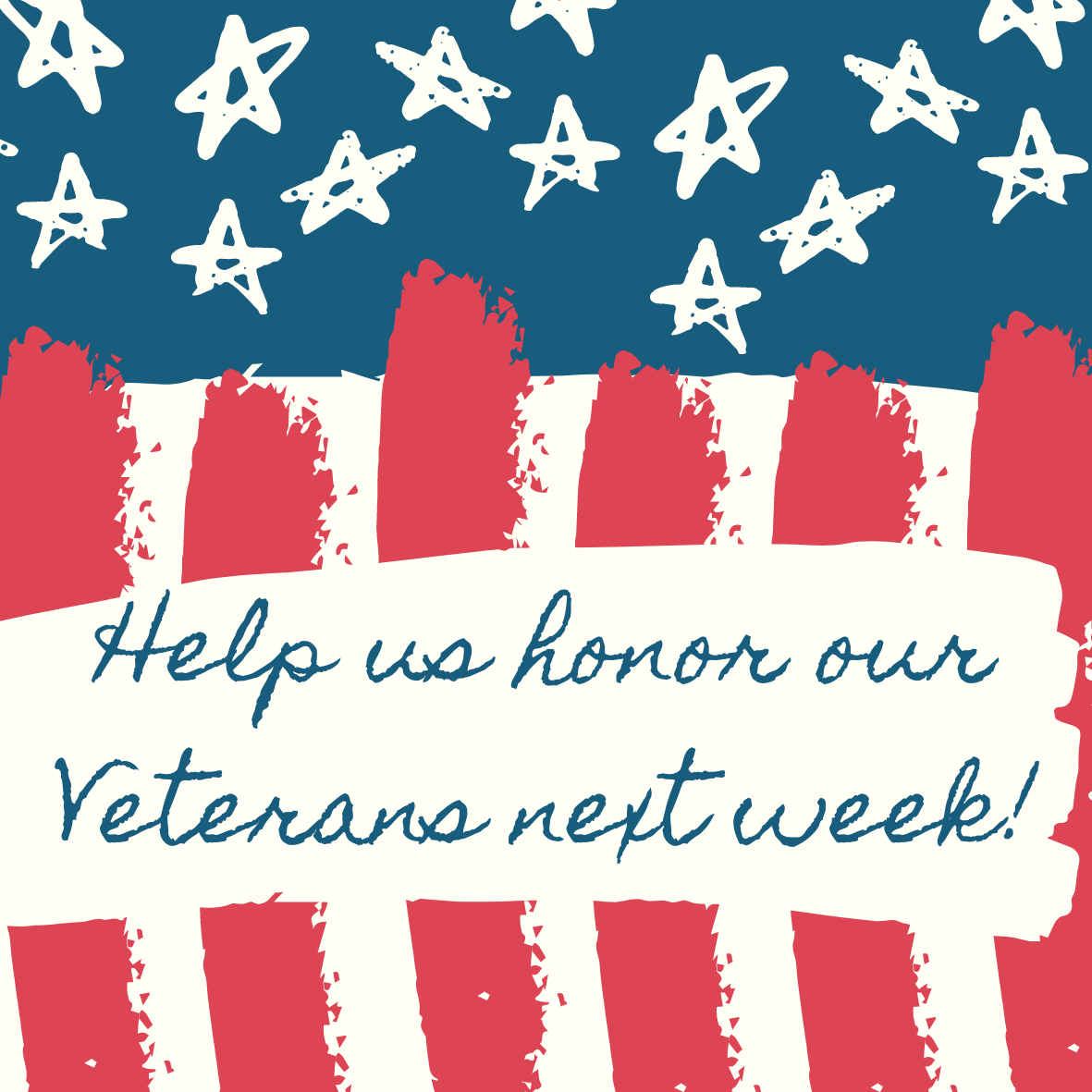 Veteran's Day is next Wednesday, November 11. If you would like to share a photo and story of a Veteran in your family, we encourage you to fill out the info sheet that is going home today and return it to school as soon as possible.  Thank you for helping us honor our Veteran's!