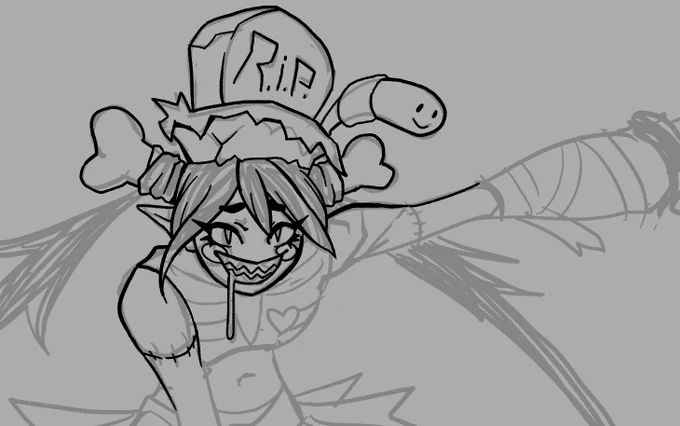 Why can't i draw her at a seasonally appropriate time...??? (wip!!) 
