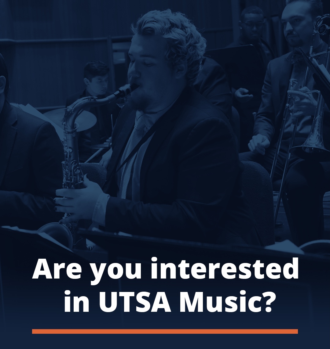 UTSAmusic's tweet photo. The UTSA Department of Music strives to attract musicians who are hungry to make their mark in the arts and are committed to social good. Read more about our mission and more in our annual view book here: https://t.co/CvCUhrsCUf https://t.co/IyG1gecsfu