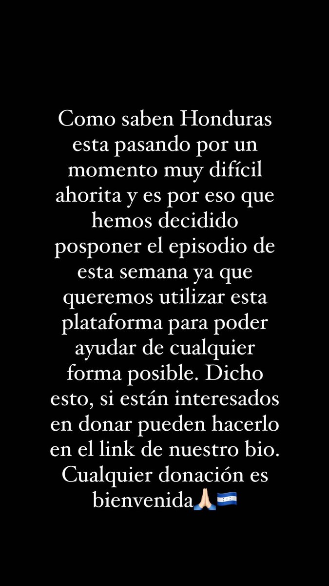 partirsinguia's tweet photo. Agradecemos su comprensión en estos momentos y si están dispuestos a ayudar pueden hacerlo en los siguientes links (cualquier donación es bienvenida🙏🏻🇭🇳): 

Link Internacional🌎:https://t.co/6bEGULR9Q3
Link Nacional🇭🇳: https://t.co/VoCrxEMmPt https://t.co/NBUK1UjLrW
