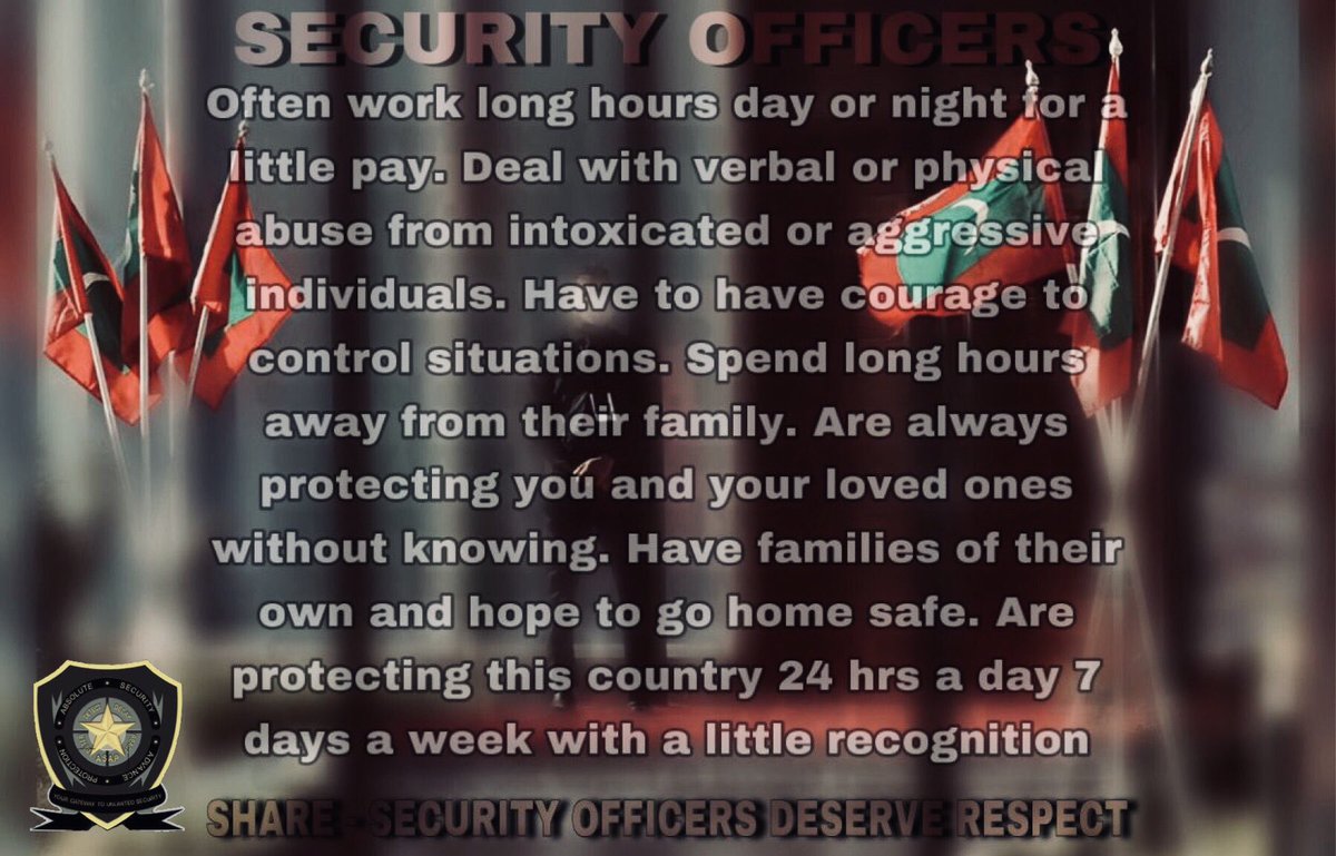 Security Officers Deserves Respect.
