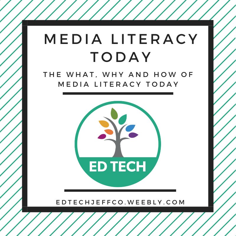 jeffcoedtech's tweet photo. Media literacy is authentic relevant learning for all students. Check out today’s blog post to connect closer with the what, why & how of media literacy. #medialiteracy #JeffcoGenerations https://t.co/Xul41PWEcW https://t.co/YUZmSNbaU8